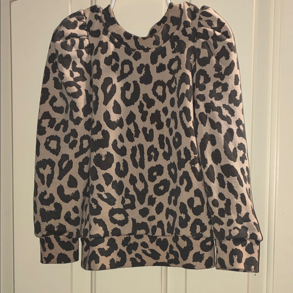 Kids Leopard Pattern Sweater